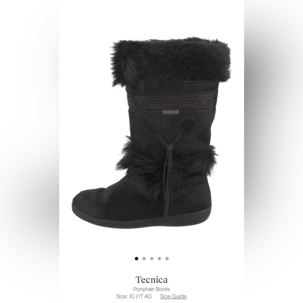 Technically Pony Hair Fur Boots